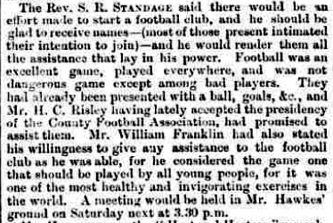 18861014DeddingtonCricketSupperandProposaltostartFootballClubB.A