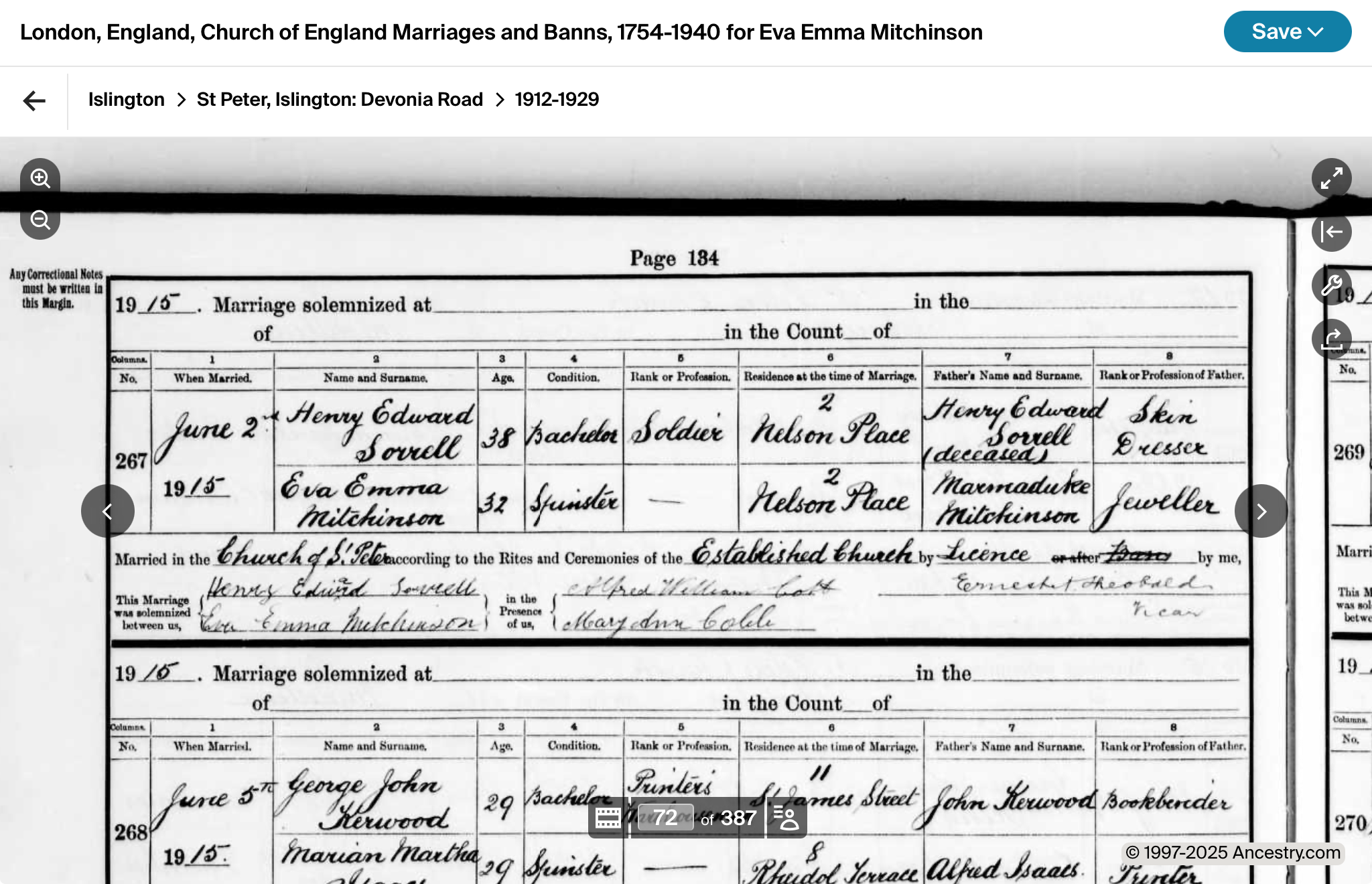 Marriage2June1915